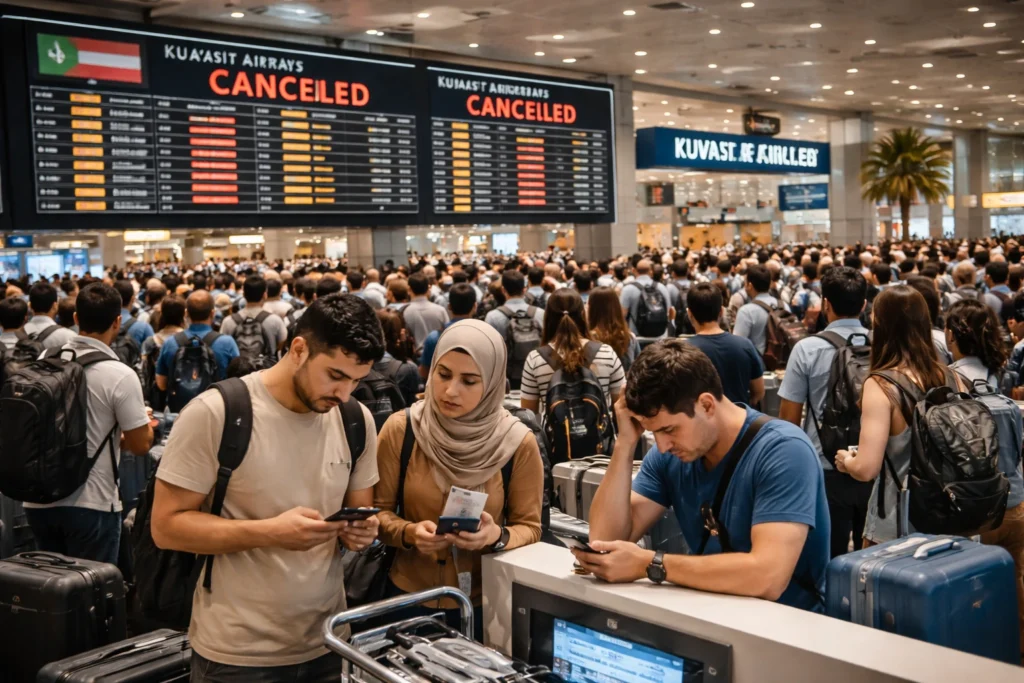 Kuwait airport disruptions