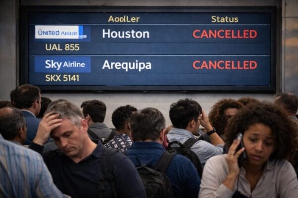 Jorge Chávez Airport disruption