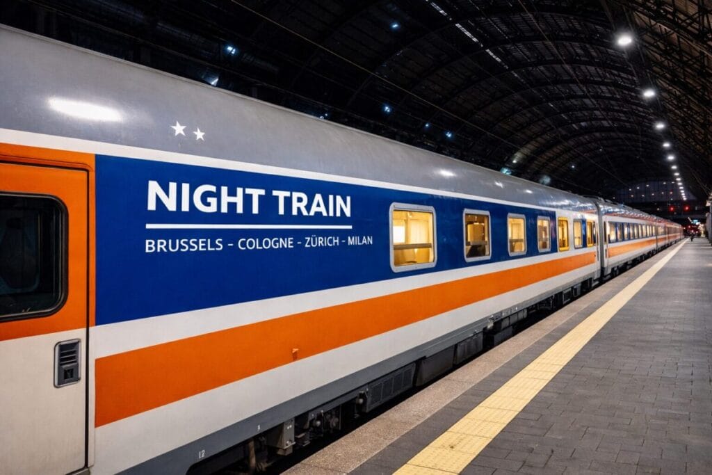 New Brussels–Milan Night Train Launching