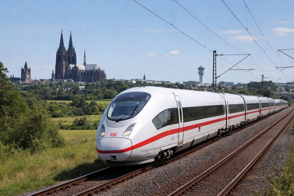 New High-Speed Train Between Cologne