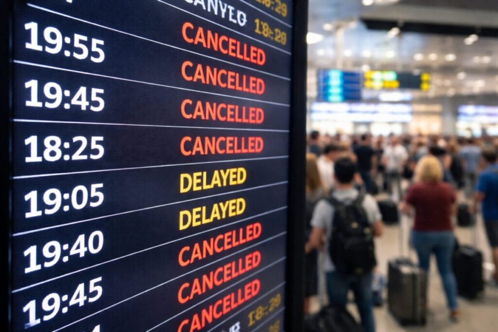 Now Europe Travel Chaos