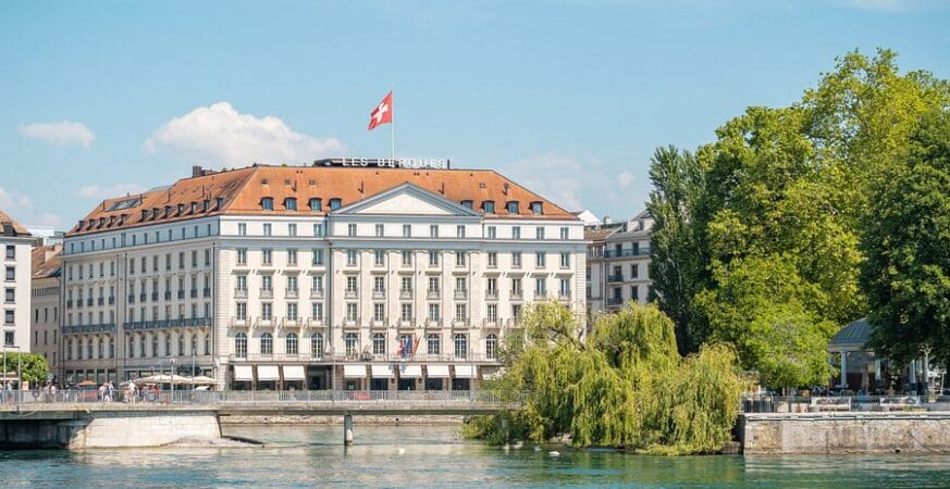 Now Four Seasons Hotel des Bergues Geneva