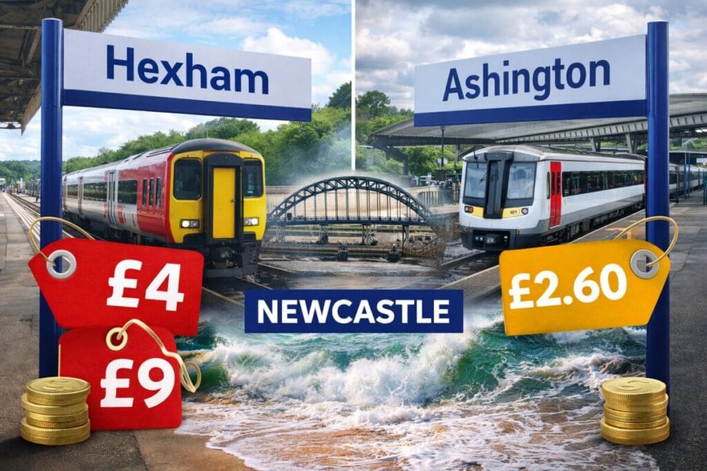 Now Northumberland Rail Fare
