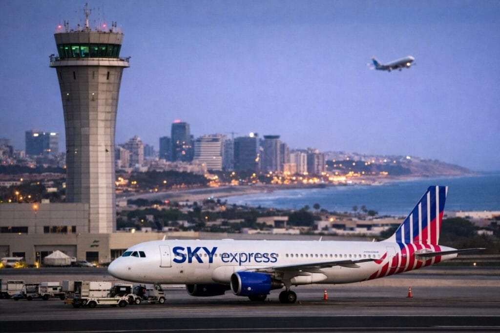 Now Sky Express Cancels Athens–Tel Aviv Flights