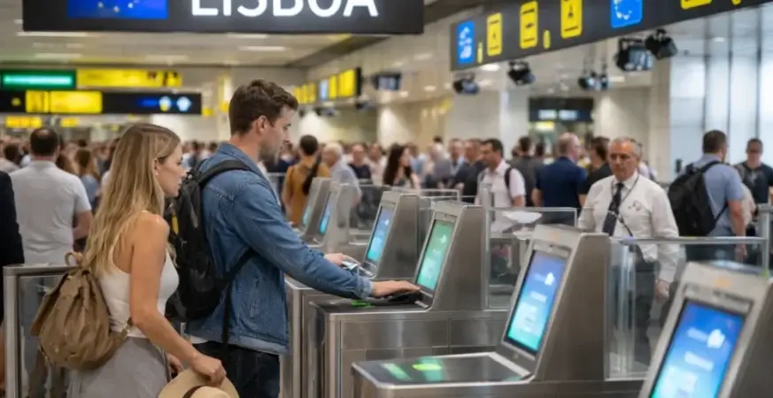 Lisbon airport border control