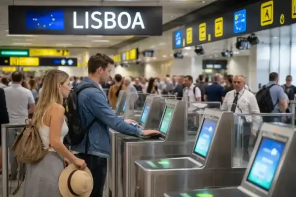 Lisbon airport border control