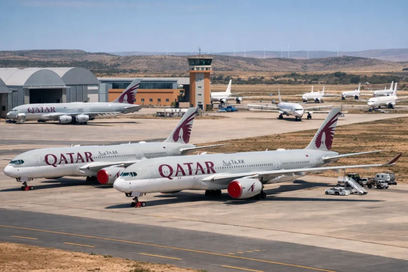 Qatar Airways Grounds Fleet and Moves