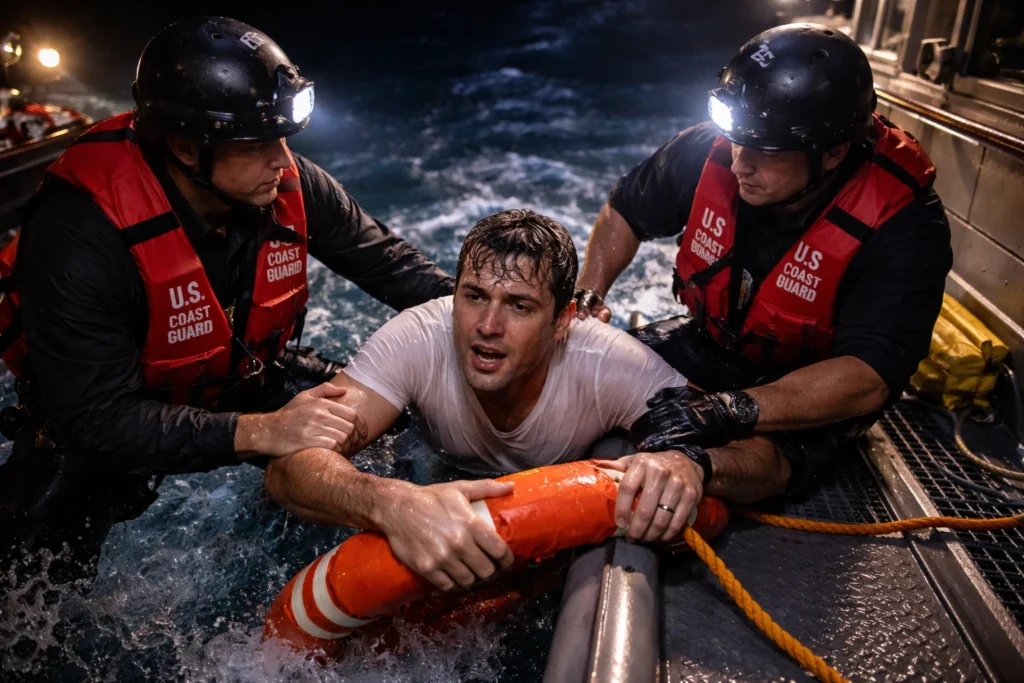 Oasis of the Seas overboard scare