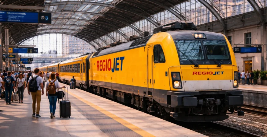 Central Europe rail network