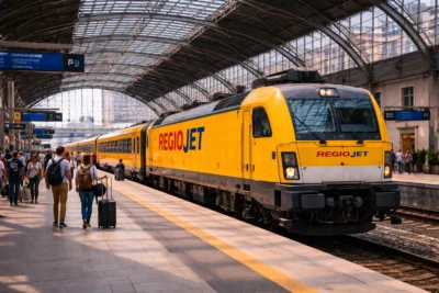 Central Europe rail network