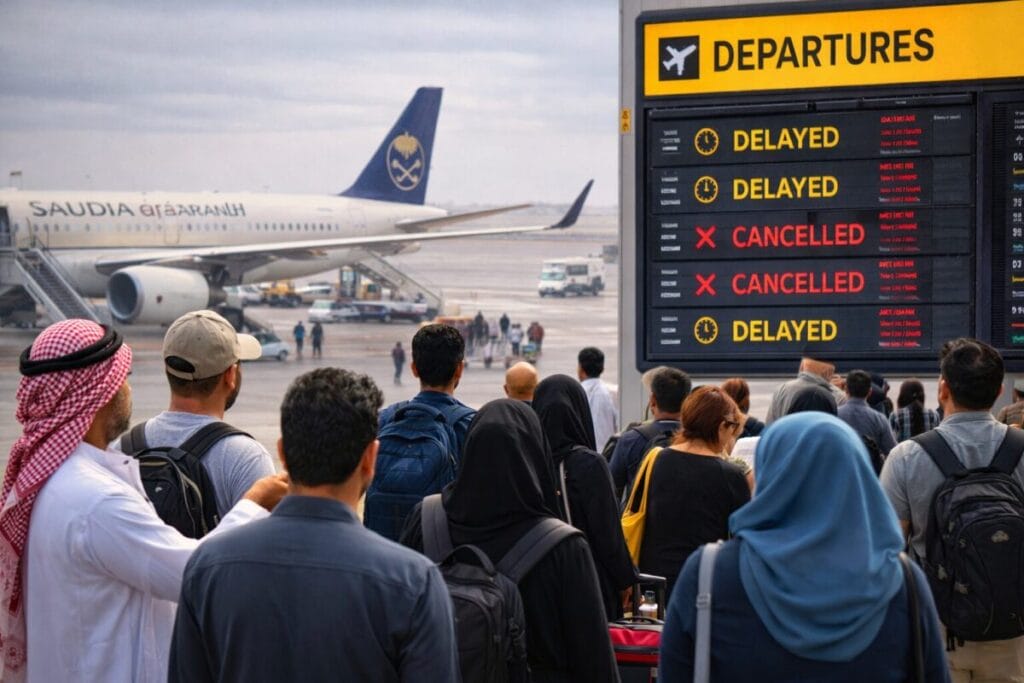 Riyadh airport disruptions