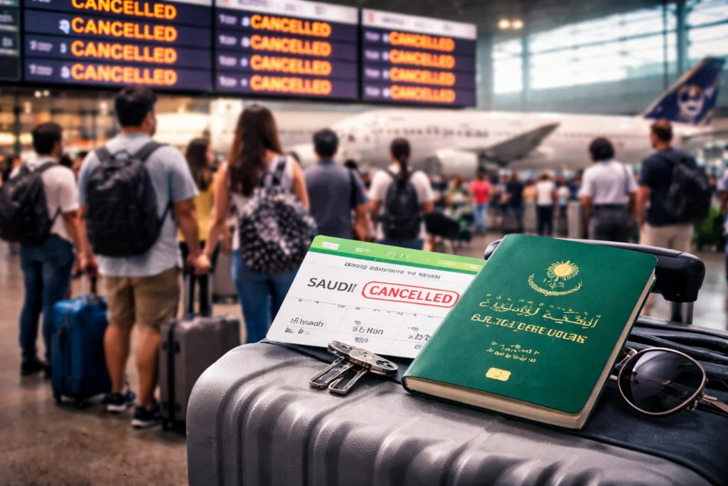 airport disruptions Saudi Arabia