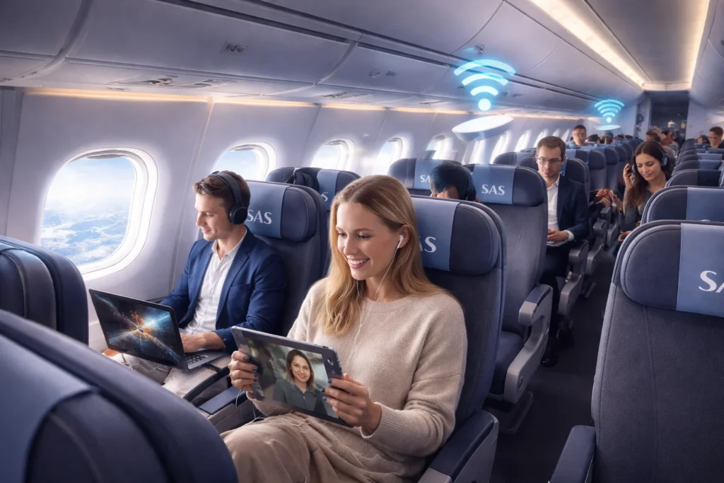 Scandinavian Airlines Unveils Starlink Wi-Fi