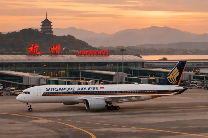 Singapore Airlines Launches Daily Hangzhou Flights