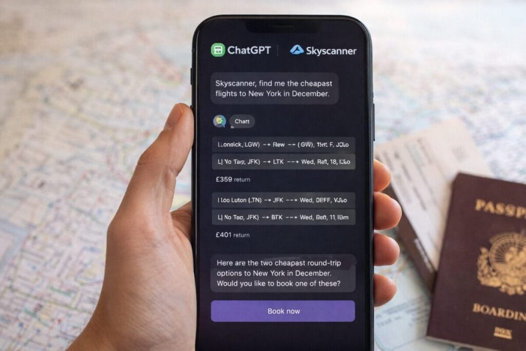 Skyscanner Launches AI Flight Search