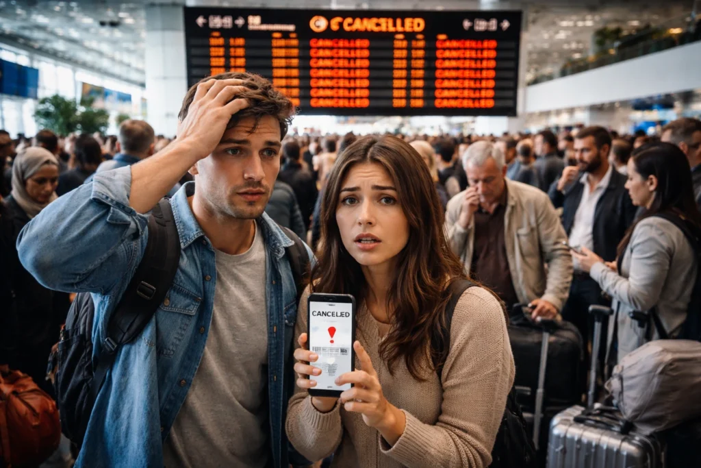 global flight disruption 2026