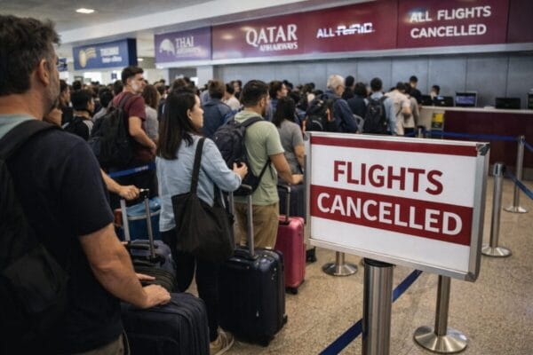 Bangkok airport travel disruption