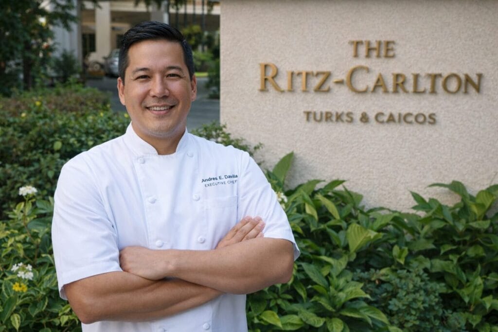 The Ritz-Carlton Turks & Caicos Appoints Andrés E. Dávila as Executive Chef to Elevate Caribbean Luxury Dining