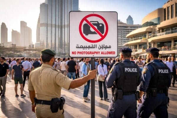 Dubai photography ban