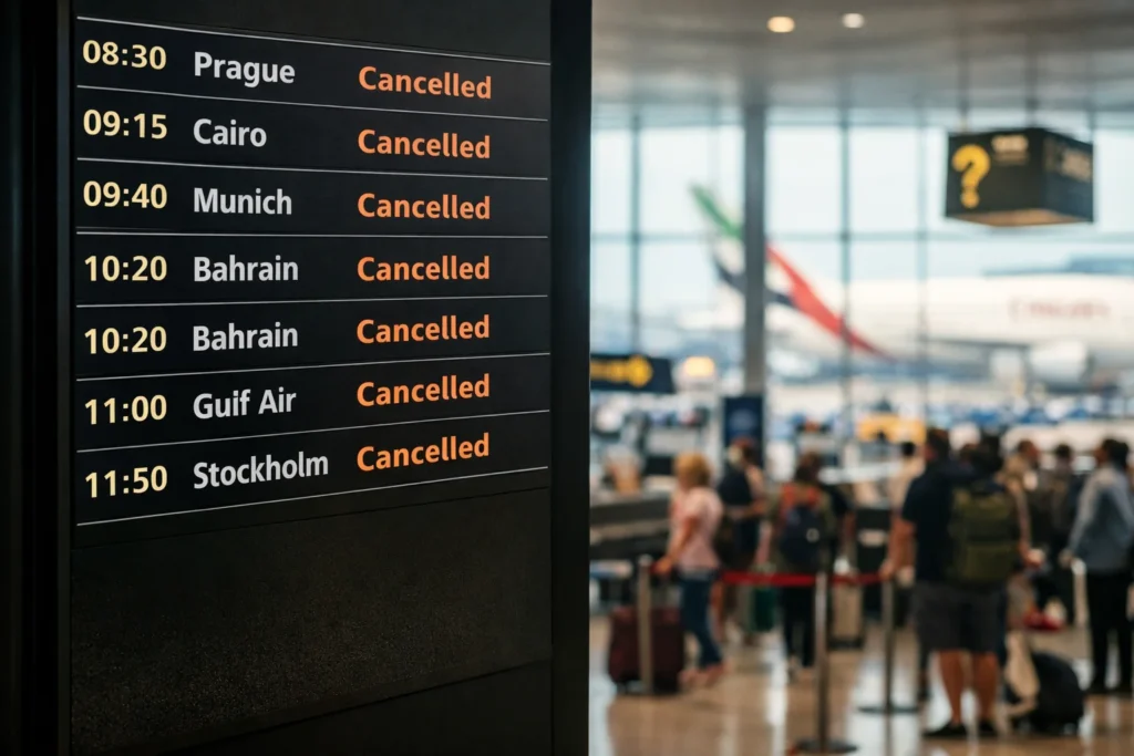 UAE flight cancellations