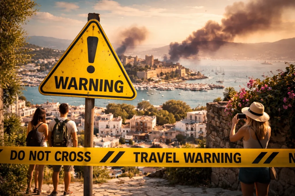 Middle East travel risks Europe
