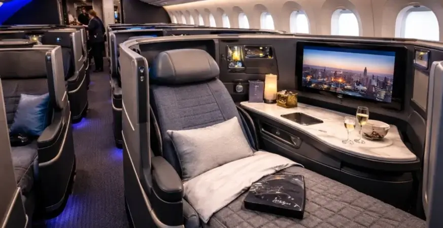 Boeing 787 luxury seats