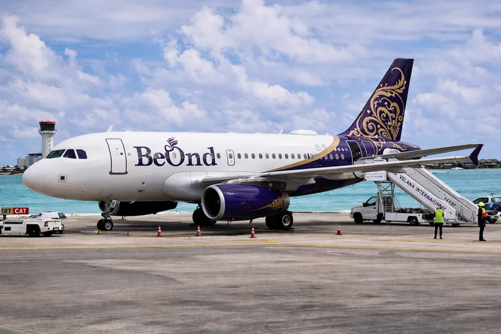 Airbus A319 at Velana Airport