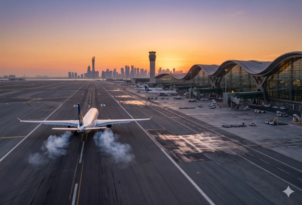 Airlines Landing in Doha