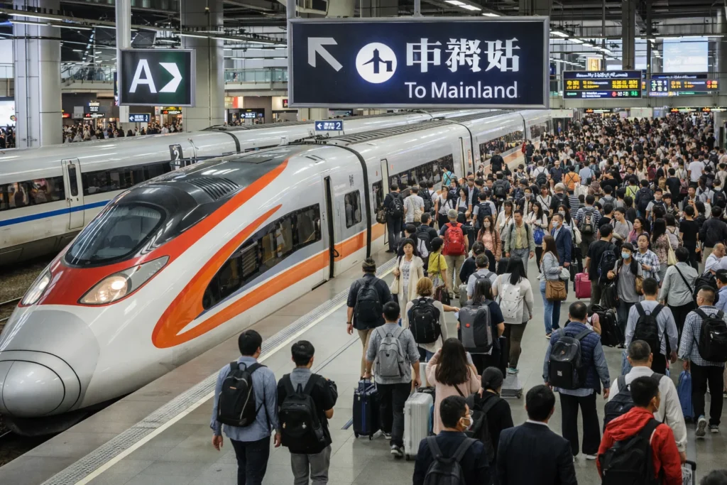 Hong Kong travel rush, Easter holiday travel, mainland China tourism—outbound trips surge as inbound arrivals lag during peak holiday season