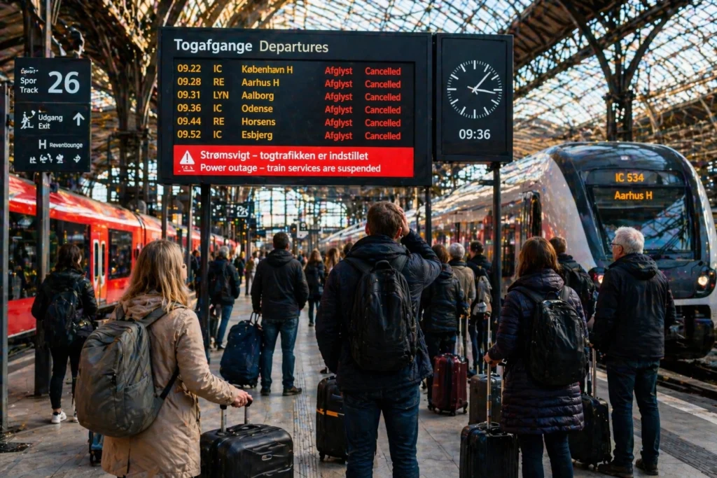 Denmark Rail Shutdown Exposes Infrastructure Risks as Major Disruption Hits Travel, Tourism and Regional Mobility