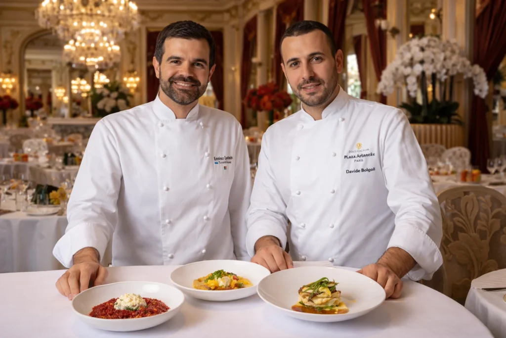 Gourmet chefs at Hôtel Plaza Athénée