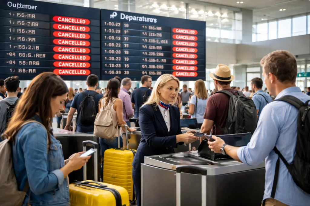 Middle East airspace closures