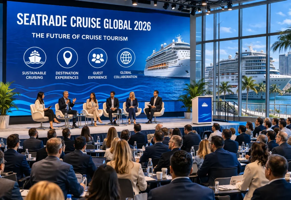 Seatrade Cruise Global 2026 conference scene