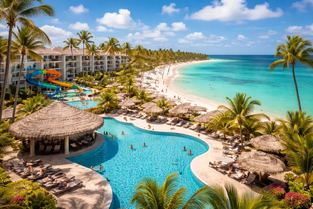 Tropical paradise in the Dominican Republic