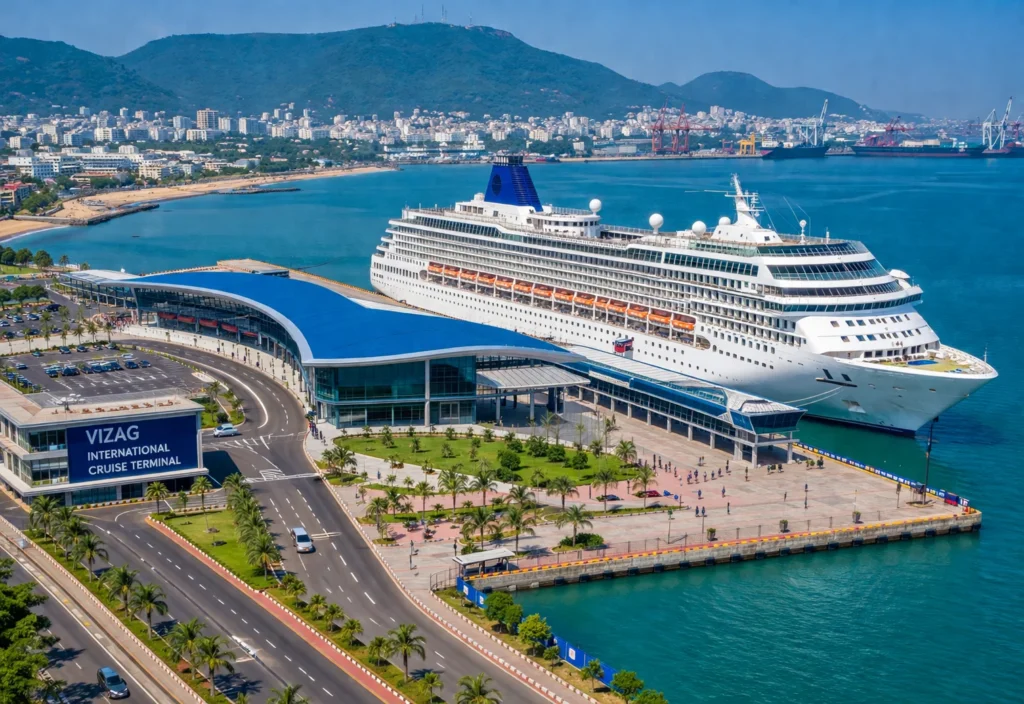 Vizag cruise terminal and coastal port