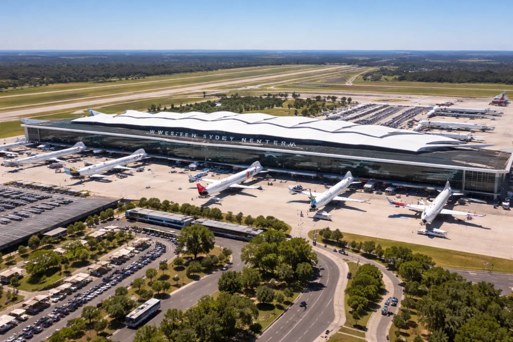 Western Sydney International Airport aerial view