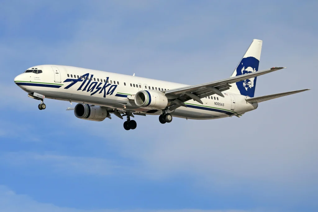 Alaska Airlines, Seattle to London flight