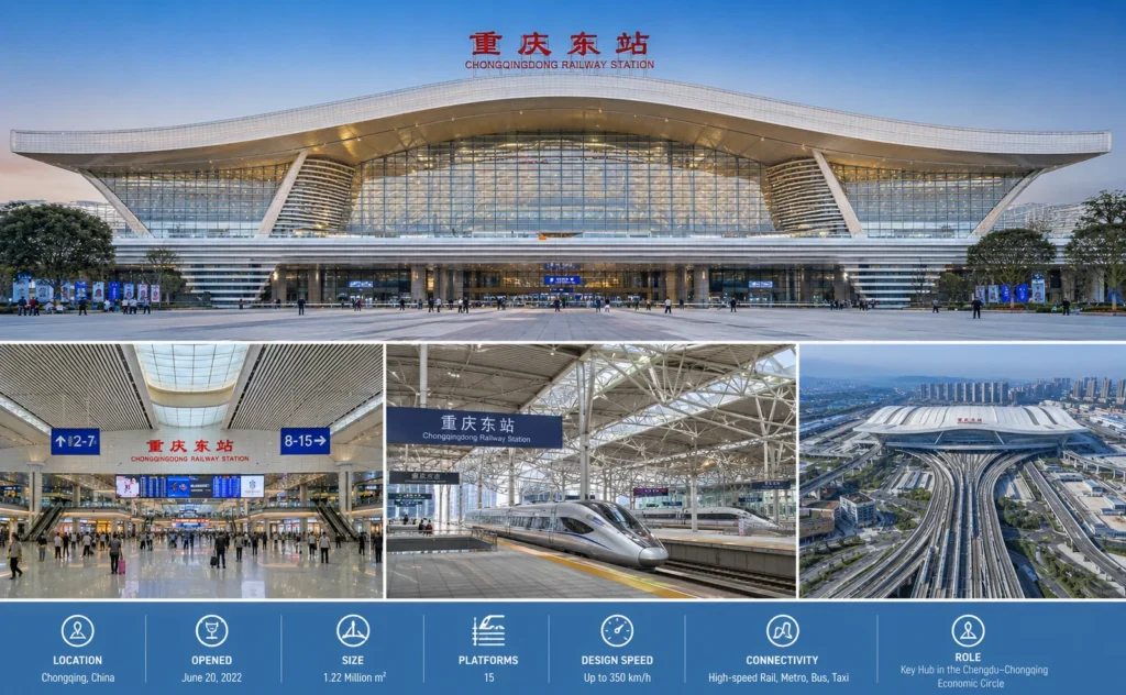Chongqing East Railway Station overview