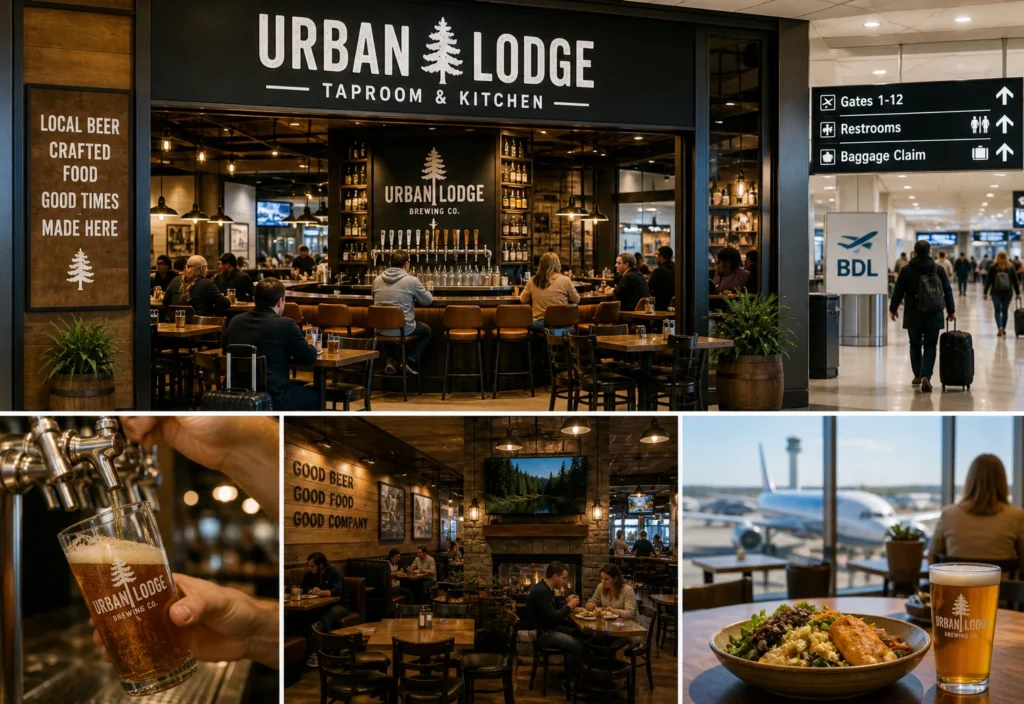 airport dining experience,