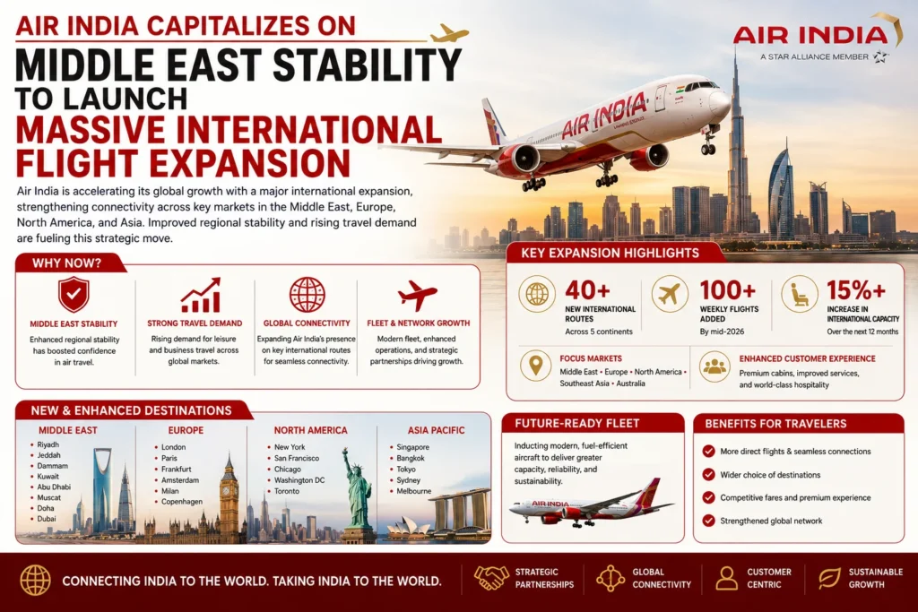 Air India expands global network rapidly