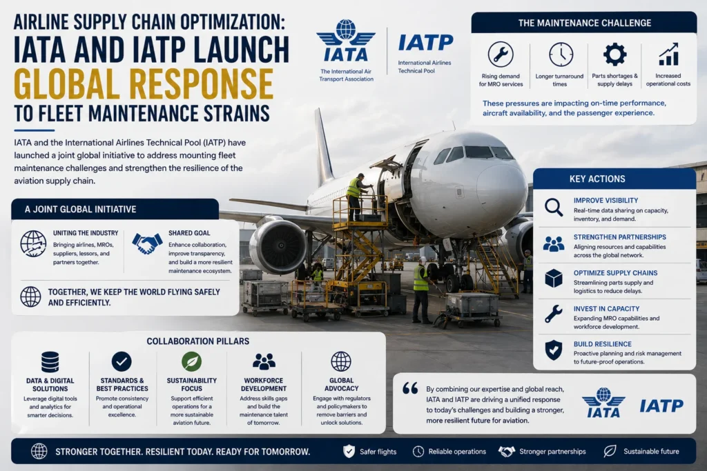 Aviation supply chain optimization initiative
