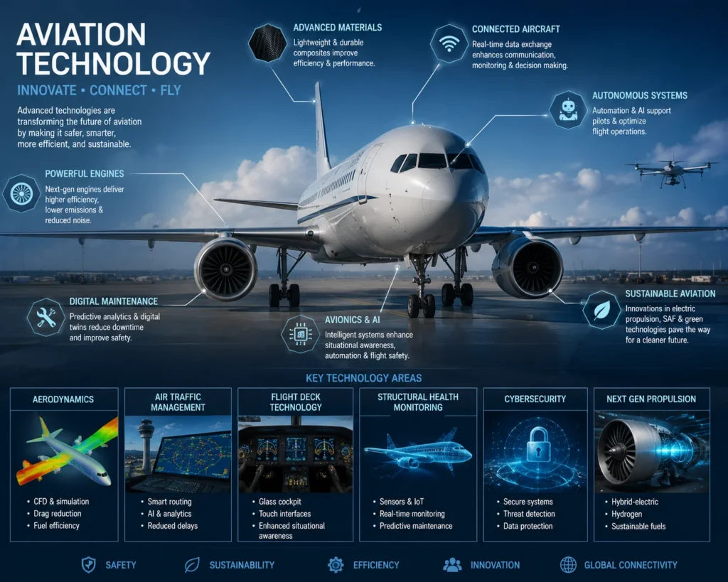 Aviation technology innovations and advancements