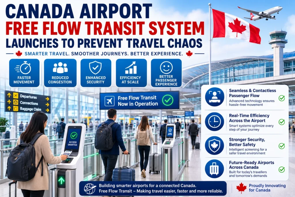 Canada Airport Free Flow Transit System Launches to Prevent Travel Chaos