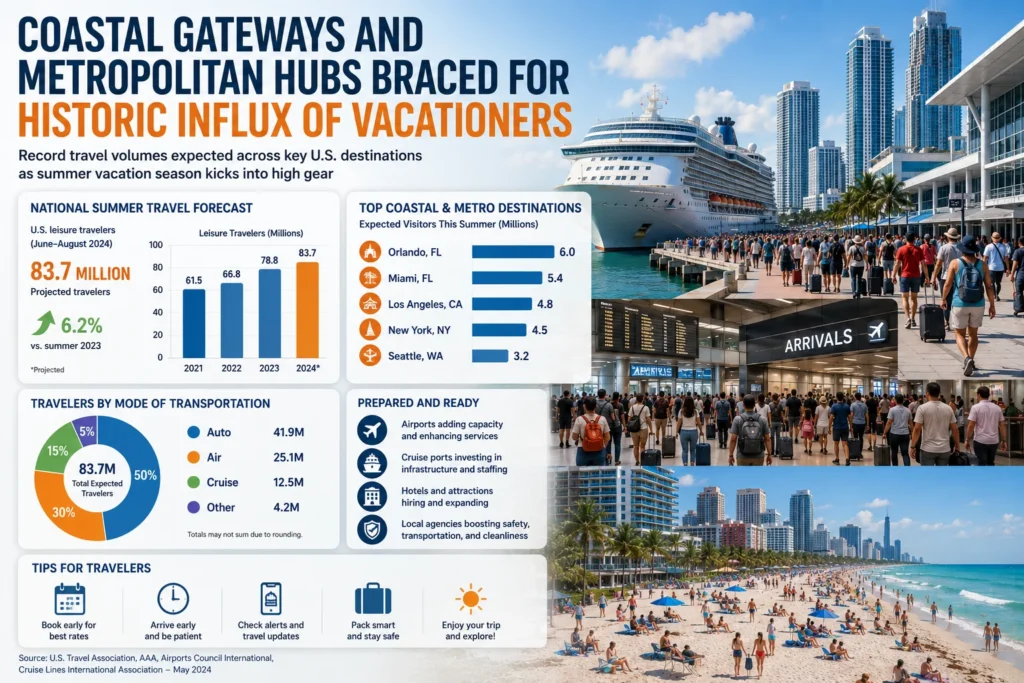 Coastal gateways and travel forecast