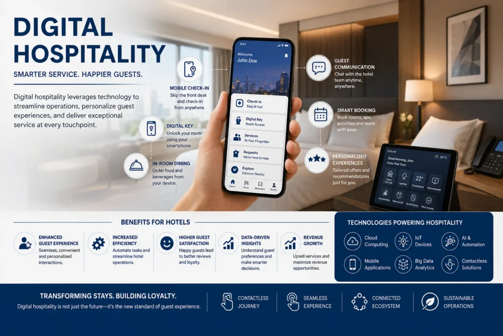 Digital solutions in modern hospitality