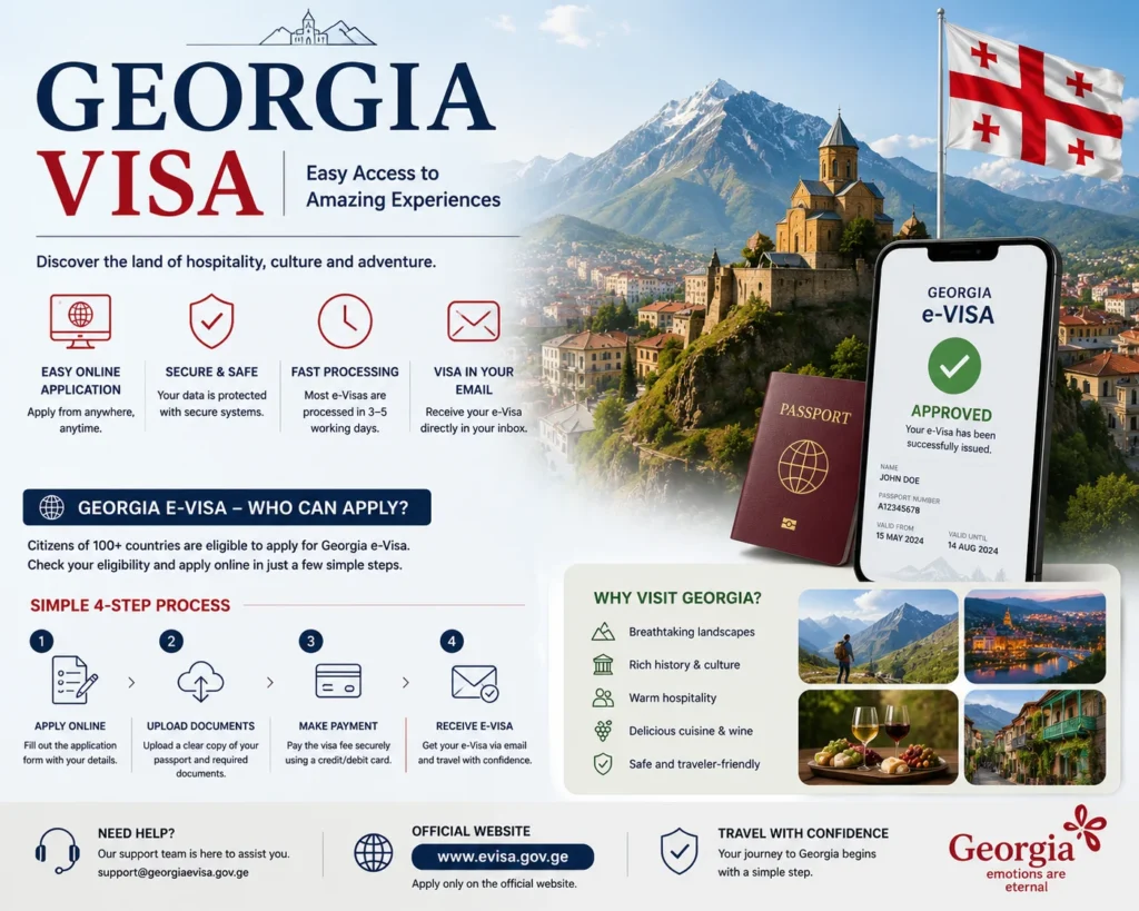Explore Georgia e-Visa application process