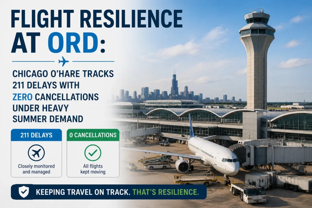 Flight resilience at O'Hare airport