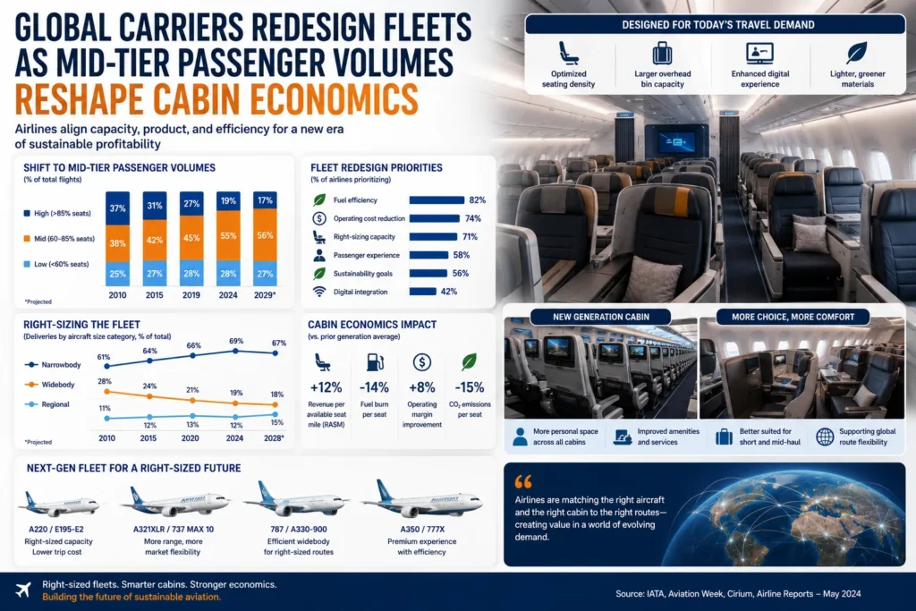 Global carriers fleet redesign trends