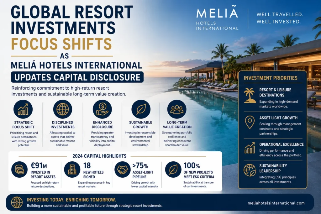 Global resort investment priorities infographic