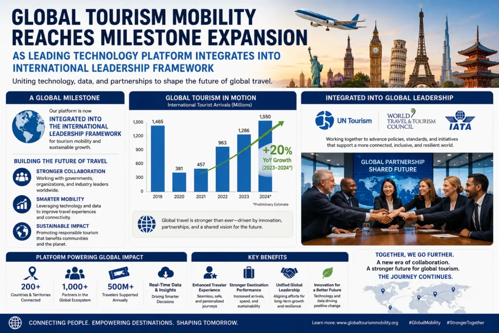 Global tourism mobility milestone announcement